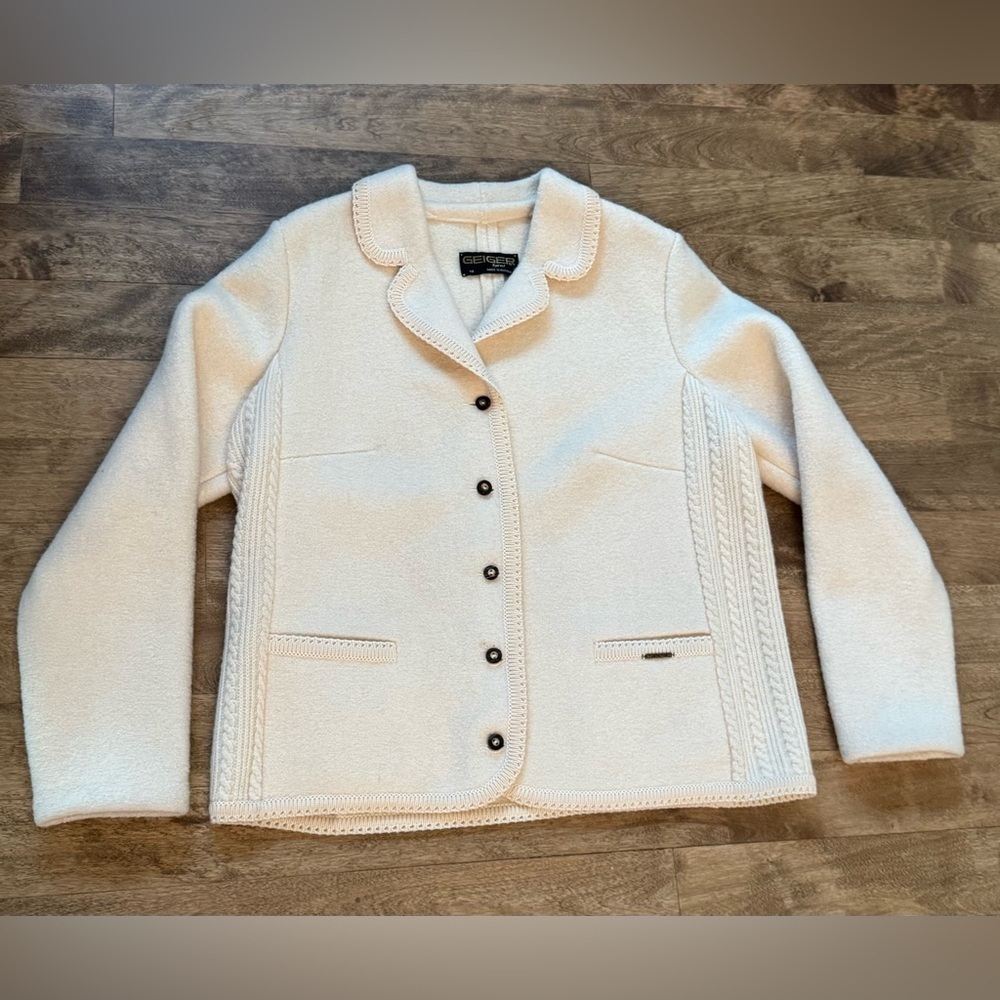 vintage Geiger Tyrol boiled wool jacket woman’s size 48 ( large/xl)